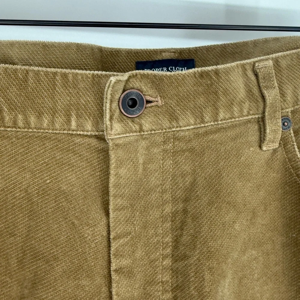 Men's Corduroy Pants in Tan